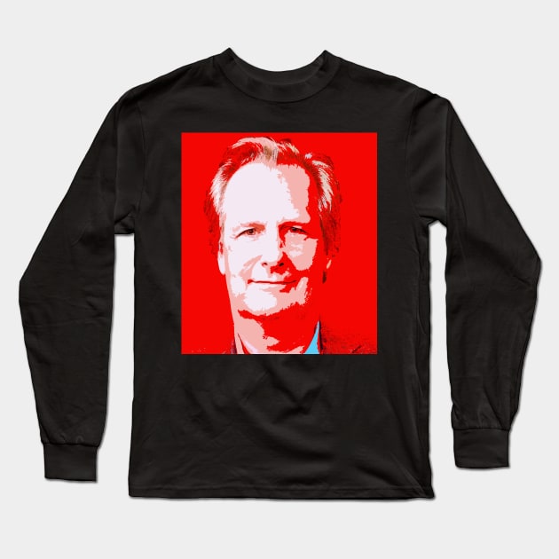 jeff daniels Long Sleeve T-Shirt by oryan80